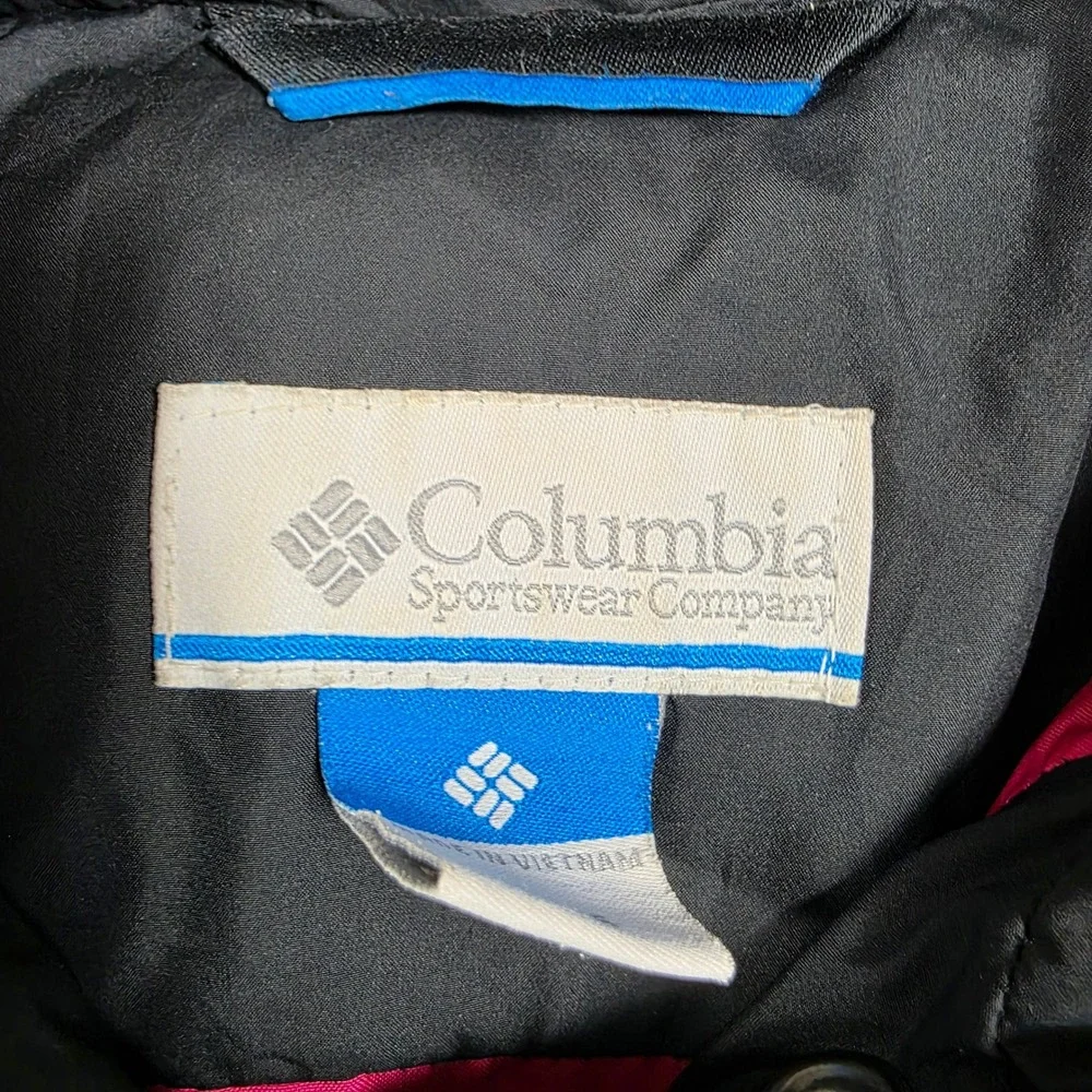 Columbia Puffer Girls Large Black Puffer Parka SG 5479 Solid